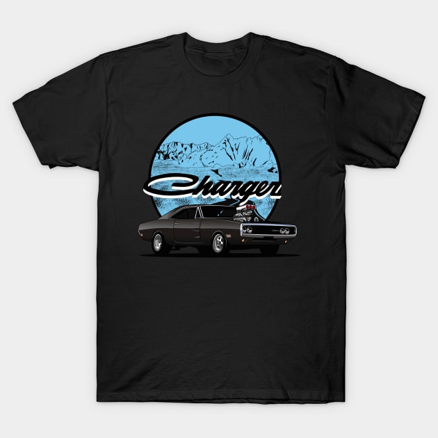 Dodge Charger 1969 T-Shirt by Aiqkids Design